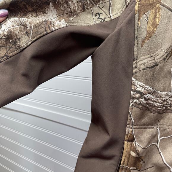 Realtree Xtra Brown Camo Zip Up Jacket w/Side Panels Size XL - Picture 6 of 14